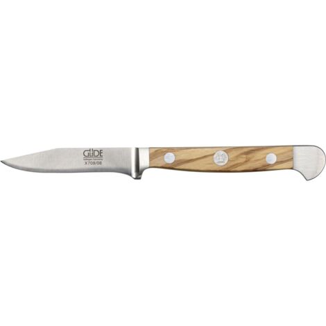 Güde Alpha couteau à légumes lame 8 cm olive (1/2)