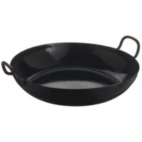 RIESS Poêle gourmande noire, émaillée, ø 240 mm