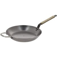 De Buyer RONDE POÊLE À BRIRE B BOIS 32CM