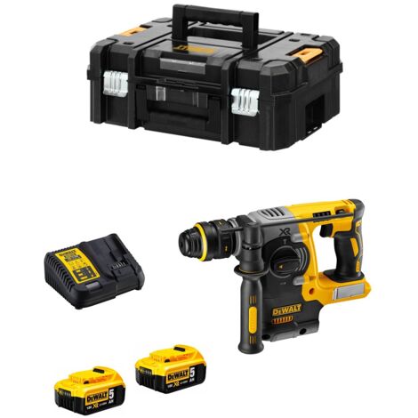 Martello combinato a batteria DeWALT DCH274P2T, SDS-plus, 18 V, 2x 5,0 Ah in TSTAK (1/5)