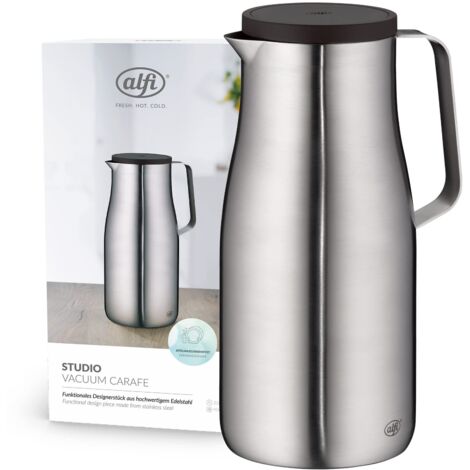 alfi Studio TT Thermos, Inossidabile, Acciaio Inox Opaco, 1,5 l (1/4)