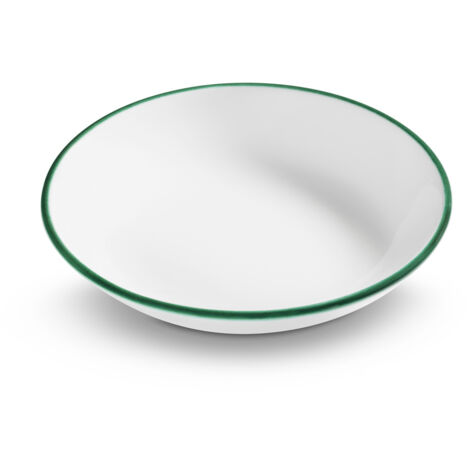 Gmundner Ceramica Verde Piatto da minestra a bordo tazza (Ø 20 cm) (1/3)