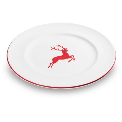 Piatto da portata Gmundner Ceramics Ruby Red Stag Gourmet (Ø 27 cm) (1/2)