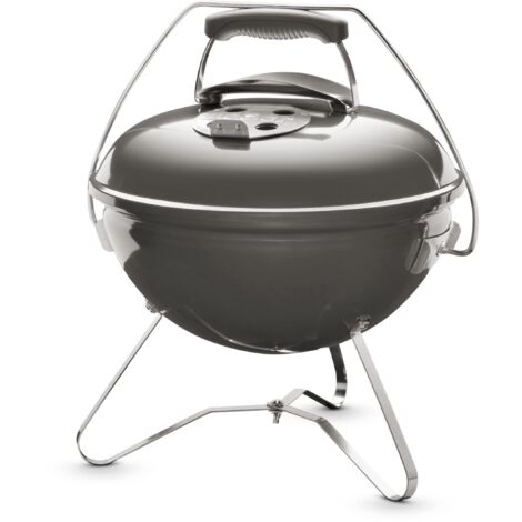 Weber Smokey Joe Premium Barbecue a Carbone, Maniglia per il trasporto, Ø 37 cm, Smoke Grey (1126704)