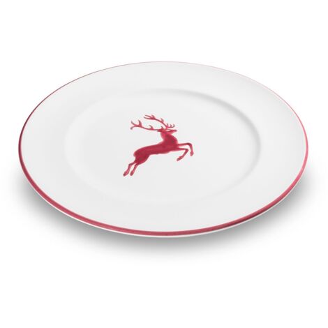 Gmundner Ceramica Bordeauxr. Cervo, piatto da pranzo Gourmet (Ø 27 cm) (1/2)