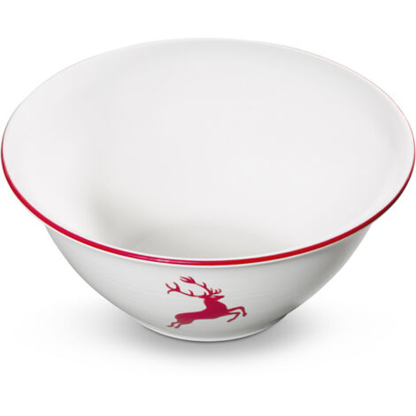 Ceramica Gmundner Cervo rosso rubino, insalatiera (Ø 33 cm) (1/3)