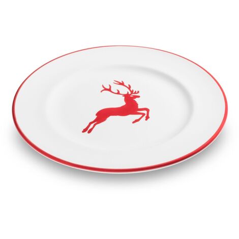 Gmundner Ceramics Robin Red Stag Piatto da dessert Gourmet (Ø 22 cm) (1/2)