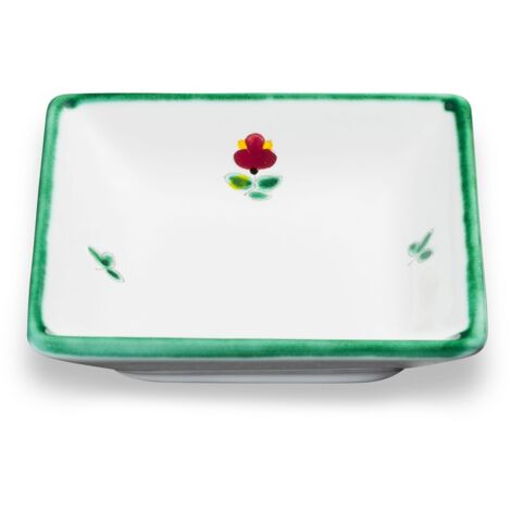 Ceramica Gmundner fiori sparsi, ciotola per spuntini (11x11 cm) (1/2)