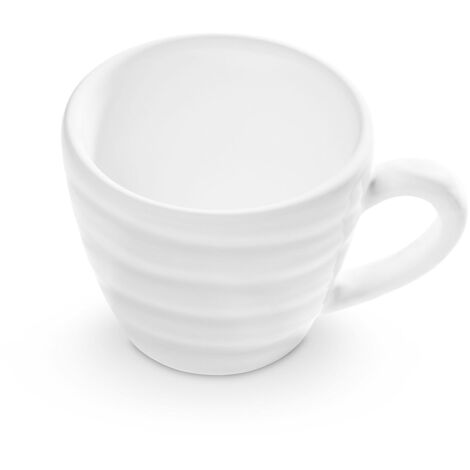 Tazza da espresso in ceramica Gmundner bianco fiammato (0 06L) (1/2)
