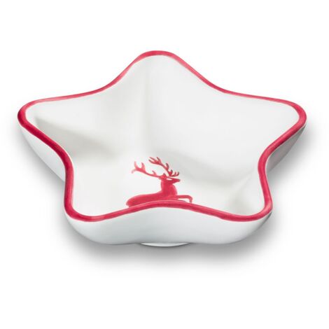 Gmundner Ceramica Bordeauxr. Cervo, ciotola a stella (L 14 cm) (1/3)