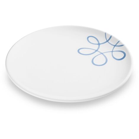 Gmundner Ceramics Pur Flamed Blue, Piatto da portata Coppa (Ø 25 cm) (1/2)