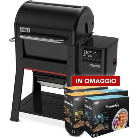 Weber SEARWOOD barbecue a pellet di legno Nero