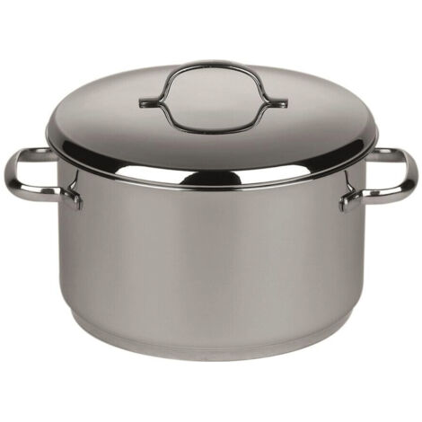 Pentola per carne Kelomat Cristall con coperchio Ø14 cm 1,4 litri in acciaio inox (1/5)
