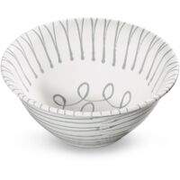 Ceramica Gmundner grigio fiammato, insalatiera (Ø 33 cm)