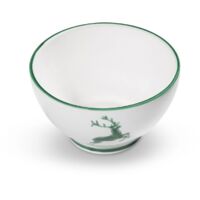 Gmundner Ceramics Cervo verde ciotola per cereali grande (Ø 14 cm)