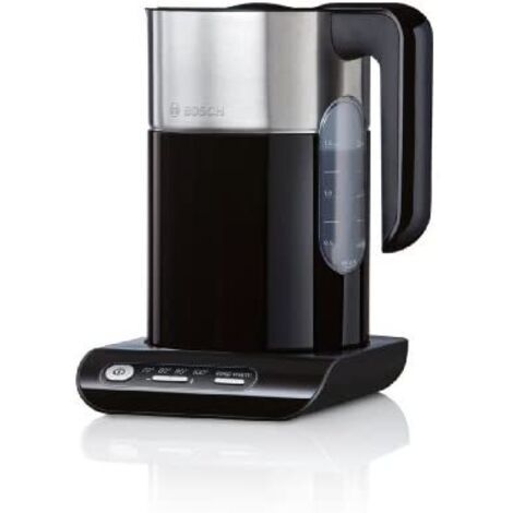 Bosch Styline TWK8613 - Hervidor - 1,5 litros - 2,4 kW - Negro