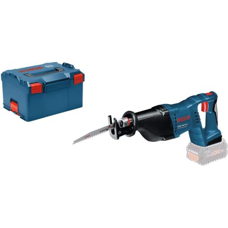 Bosch Professional 18V System GSA 18 V-LI - Sierra sable a batería (corte max. 250 mm, control de velocidad, sin batería, en L-BOXX)