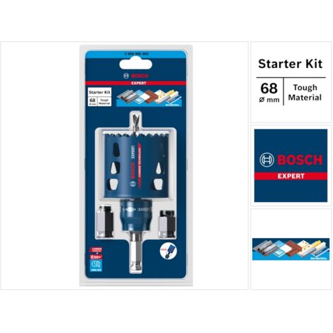 Bosch Expert Tough Material Starter Set 68 mm Negro