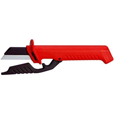 KNIPEX 98 56 Cuchillo para cable con de cuchilla intercambiable 190 mm