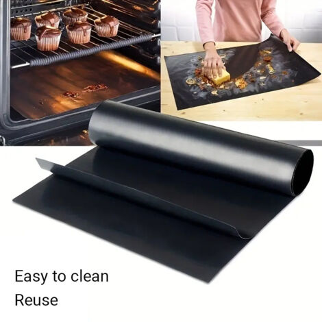 Nsihing Protection de fond de four, tapis de four en téflon durable et réutilisable pour cuisinière (1/5)