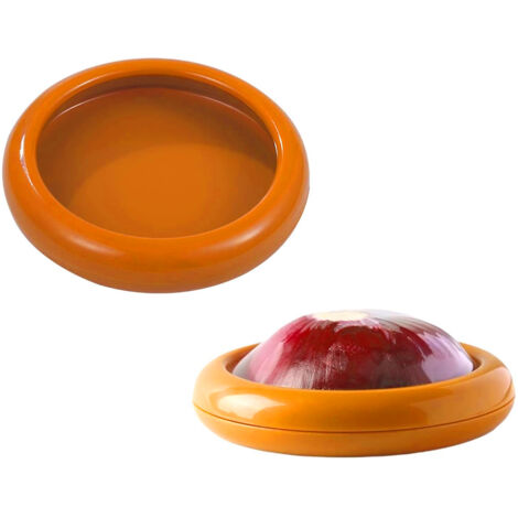 Nsihing 2 pièces-Boîte de conservation de fruits et légumes marron – Boîte hermétique pour réfrigérateur, avec film TPU transparent (1/5)