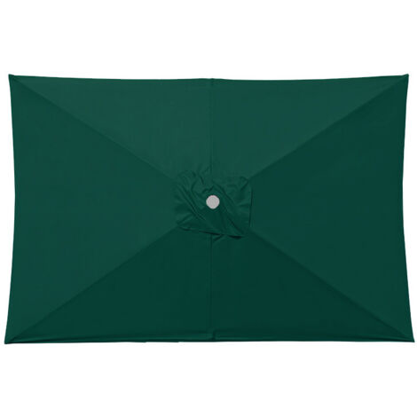 S-giant Toile de Parasol Rectangulaire 3x2 m, Housse de Remplacement pour Parasol Extérieur, Parasol de Jardin Anti-UV et Imperméable, Protection Solaire et Pluie, Remplacement de Toile de Parasol(Ver