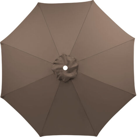 S-giant Toile de Remplacement pour Parasol 8 Branches – Housse de Parasol Banana, Résistante aux UV et Imperméable, Parasol de Jardin, Toile de Remplacement en Toile de Haute Qualité( Taupe foncé,200C