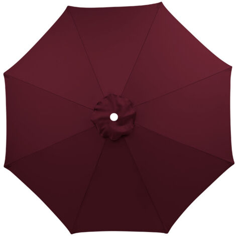 S-giant Toile de Remplacement pour Parasol 8 Branches – Housse de Parasol Banana, Résistante aux UV et Imperméable, Parasol de Jardin, Toile de Remplacement en Toile de Haute Qualité( Bordeaux,300CM)