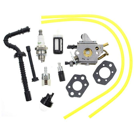 S-giant Ensemble de carburateur Stihl MS192 - Remplacement de Zama C1Q - S258 1137 - 120 - 0650 - Avec filtre à huile (1/5)