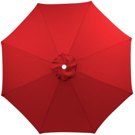 S-giant Toile de Remplacement pour Parasol 8 Branches – Housse de Parasol Banana, Résistante aux UV et Imperméable, Parasol de Jardin, Toile de Remplacement en Toile de Haute Qualité(Rouge foncé,200CM