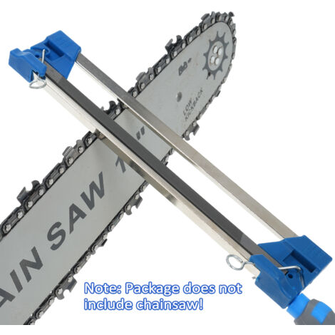 Tragbarer, manueller Kettenschärfer für Mini-Kettensägen, 335-mm-Metallkettenschleifer, schnelles und präzises Schärfen der Schneidezähne (1/5)