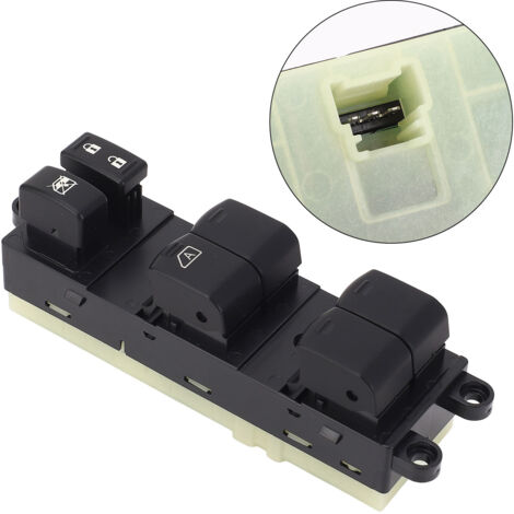 Elektrischer Fensterheberschalter links (Fahrerseite) für Sentra B16 (2010–2012) – ABS-Hauptfensterheberschalter (1/5)