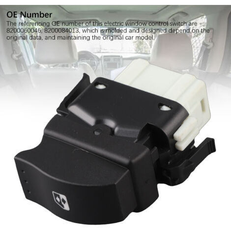 Elektrischer Fensterheberschalter 8200060046 mit ABS, kompatibel mit Renault Clio II 1998-2016 (1/5)