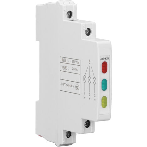 Miniatur-LED-Signalleuchte JD9-H3D zur DIN-Schienenmontage für die industrielle Automatisierung