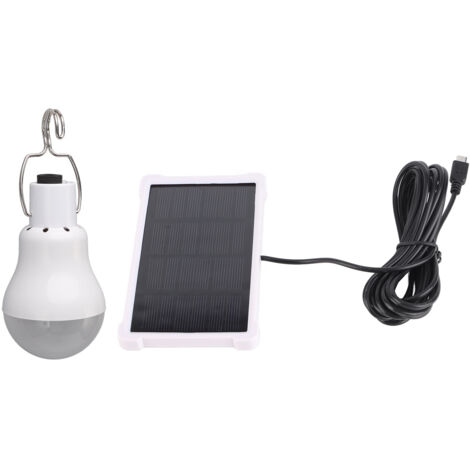 Tragbare Solar-LED-Leuchte – Wiederaufladbares Licht für Camping & Wandern mit 800-mAh-Solarpanel