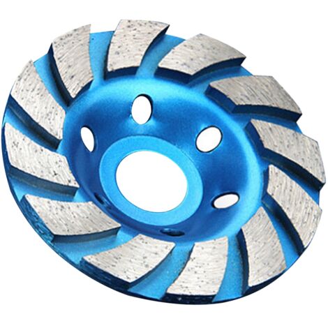 100-mm-Diamantschleifscheibe – Diamantschleifscheibe für Beton und Stein, blau poliert (1/5)