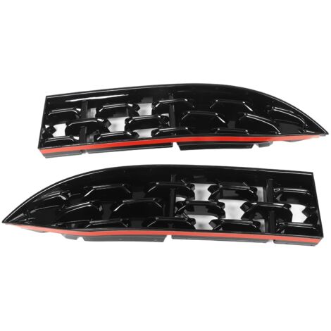 [Frontgrill-Schutzgitter-Einsätze] Mazda CX-5 ab 2022: 2-teiliges Frontgrill-Schutzgitter-Set, glänzend schwarz, stoßfest, sportliches Design