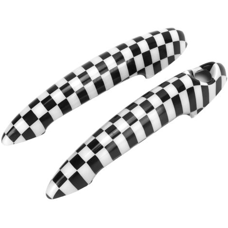 Mini-Türgriffabdeckungen, 1 Paar, mit Schlüsselloch, PVC, kratzfester Schutz, kompatibel mit R50, R52, R53, R56 und F56 (1/5)