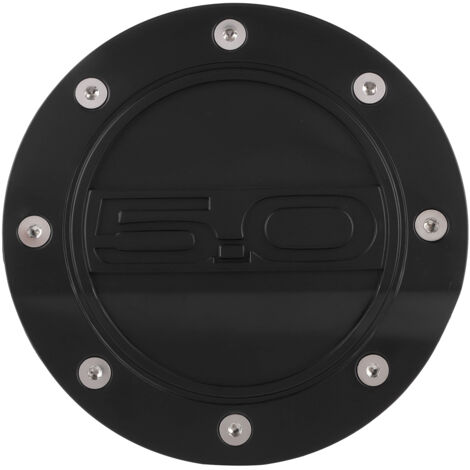 Schwarzer ABS-Tankdeckel für Ford Mustang 2015-2021 (1/5)