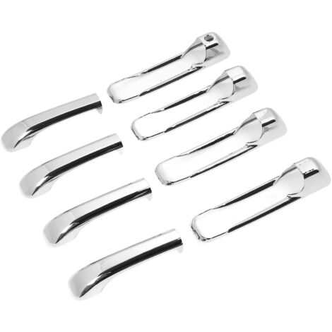 Verchromte ABS-Türgriffe für Dodge Ram 1500, 2500 und 3500 (2009–2018), 8-teiliges Set, hochwertige Hochglanzlackierung (1/5)