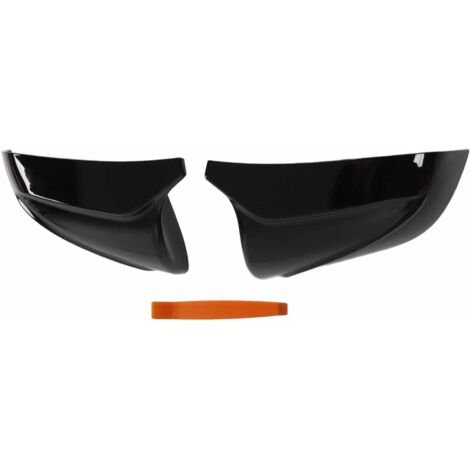 Spiegelabdeckung [2-teilig, glänzend schwarz, ABS] mit Abnehmstange für Tesla Model 3 2017-2020 (1/5)
