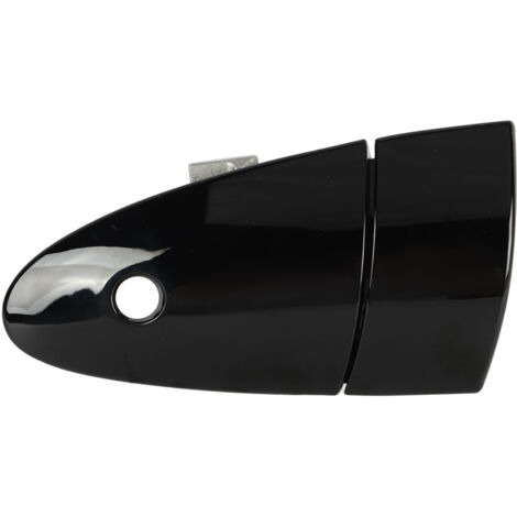 Außentürgriff für Honda CR-Z 2011–2015, glänzend schwarz, vorne links, mit Loch, Material: Aluminiumlegierung, einfache Montage (1/5)