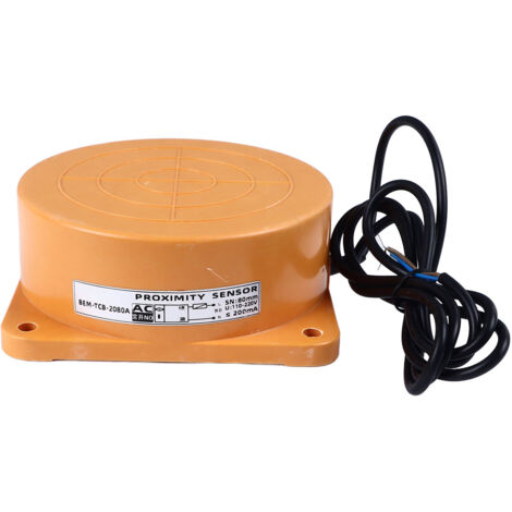 2-Draht-Wechselstrom-Induktionsdetektor für Metalle – 80 mm Messbereich – ABS – 1,5 m Kabel (1/5)
