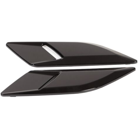 Lüfterabdeckungen für die Motorhaube (Paar) – Dekorative Abdeckung für Land Rover Range Rover Sport L494 (2014–2022) – Glänzend schwarzes ABS