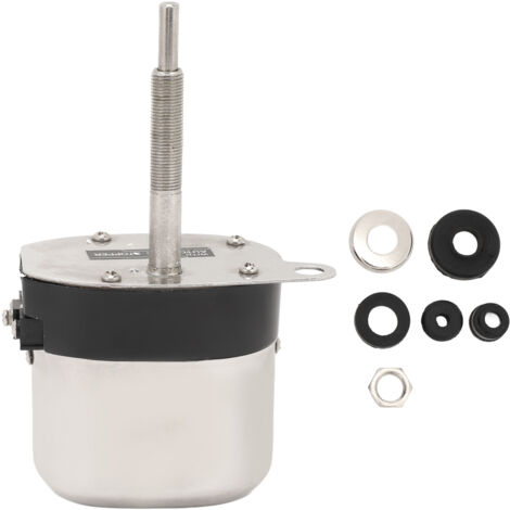 Scheibenwischermotor [S6558] 105° 12V Metall-Kit mit 5 Unterlegscheiben für Traktor, ATV, UTV, Boot