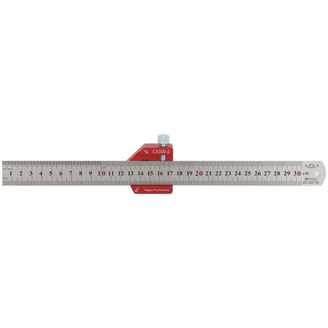 CX300-2 300-mm-Winkel- und Markierungslineal – Holz, Metall, Bauwesen