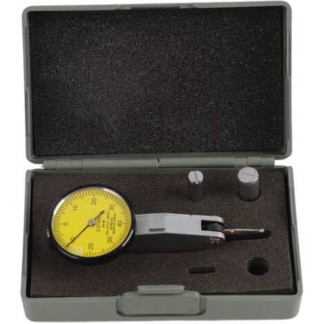 Präzisionsmessuhr 0-40-0 0,01 mm mit Schwalbenschwanzführungen und 2 Wolframstahl-Tastköpfen