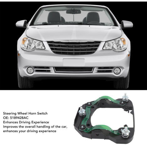 Lenkradhupenschalter 5189428AC - Verstärktes ABS - Kompatibel mit Dodge Sebring/Chrysler Avenger/Journey 2008-2011 (1/5)