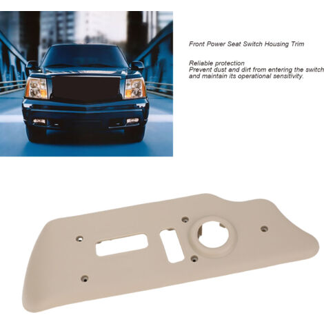 Abdeckung für den elektrischen Sitzverstellschalter vorne rechts, grau, für Dodge Ram 1500/2500/3500 (2003–2006) – Ersatzteilnummer 88941679/88941683