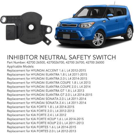 Sicherheitsschalter für Neutralstellung am Schalthebel 42700 26500 - Hyundai-kompatibel